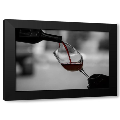 Washington State-Woodinville Barrage Cellars Black Modern Wood Framed Art Print by Duval, Richard