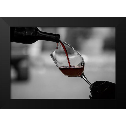 Washington State-Woodinville Barrage Cellars Black Modern Wood Framed Art Print by Duval, Richard