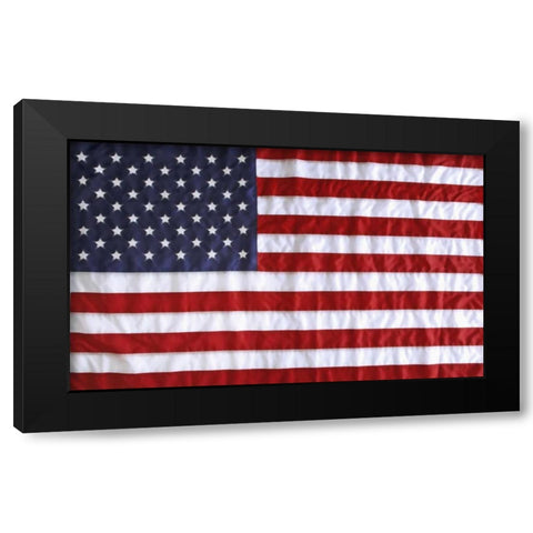 Digital manipulation of stars in American flag Black Modern Wood Framed Art Print with Double Matting by Flaherty, Dennis