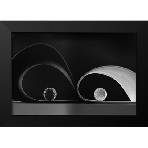 Same-But Diferents Black Modern Wood Framed Art Print by Azevedo, Olavo