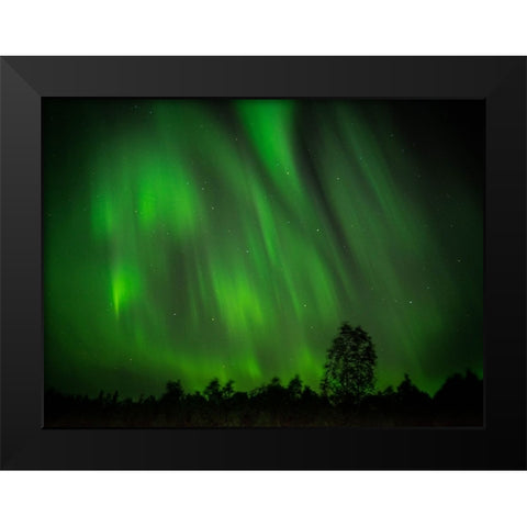 My Perfect Night Black Modern Wood Framed Art Print by Caroline Stroksnes, Mette