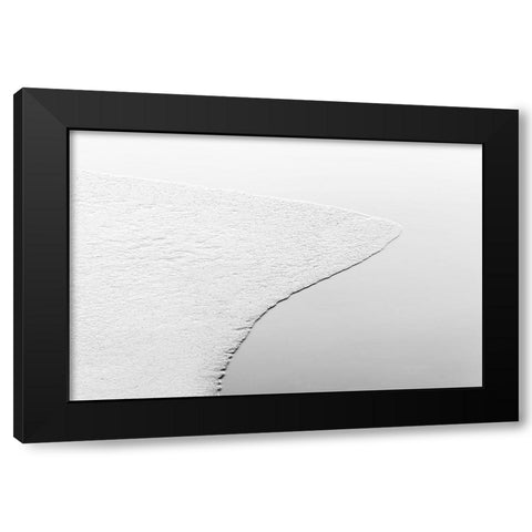 White Black Modern Wood Framed Art Print with Double Matting by Ghesquiere, Hilde