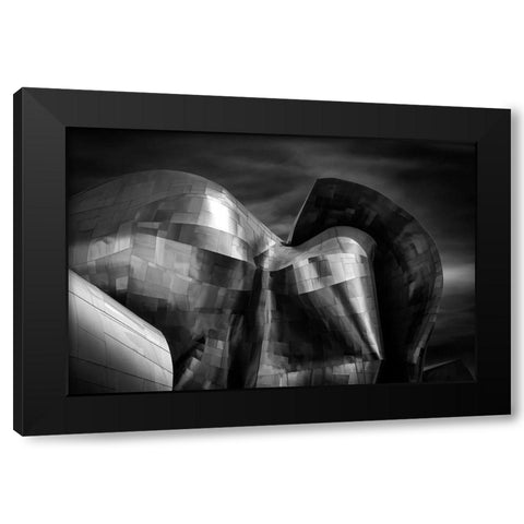 Museum Of Pop Culture-Seattle Black Modern Wood Framed Art Print with Double Matting by E. Karcz, Gary