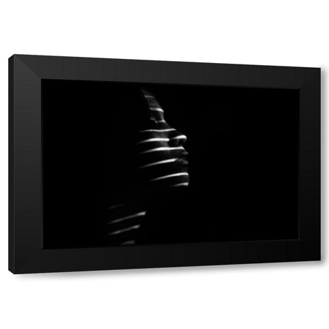 Gendis Black Modern Wood Framed Art Print with Double Matting by Yudhi Winarno, Teguh