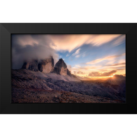 The Final Moment Black Modern Wood Framed Art Print by Gastager, Daniel