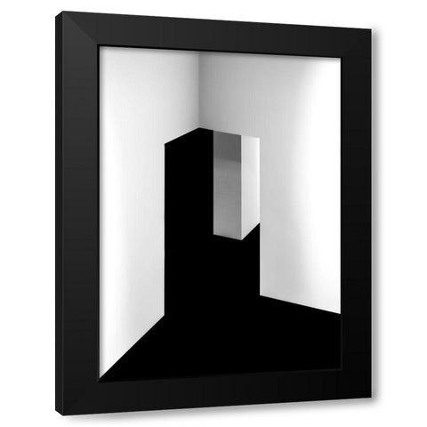 Untitled Black Modern Wood Framed Art Print by Schuster, Inge