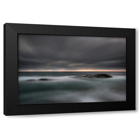 Tranquility Black Modern Wood Framed Art Print by Lindsten, Christian