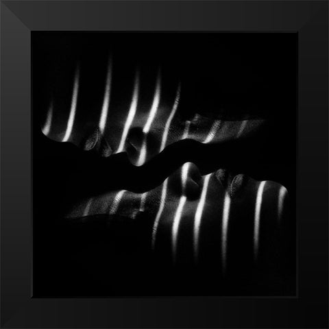 Puteri Black Modern Wood Framed Art Print by Yudhi Winarno, Teguh