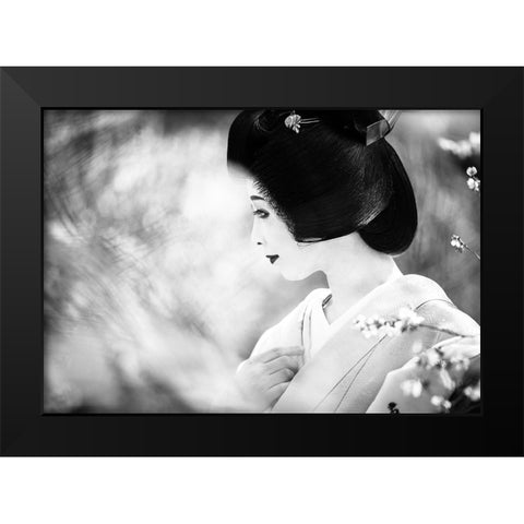 Daydream Black Modern Wood Framed Art Print by MATSUNAGA, TORU