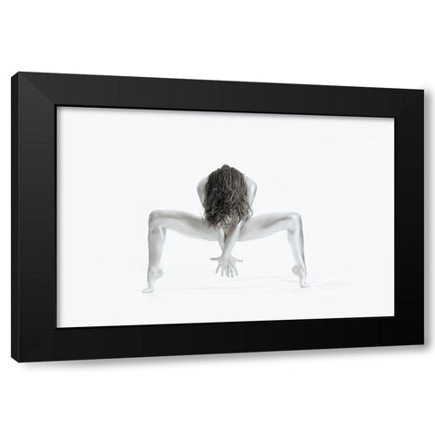 Strong - Gymnastics Series Black Modern Wood Framed Art Print with Double Matting by Ashton-Jones, Howard