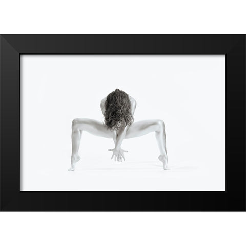 Strong - Gymnastics Series Black Modern Wood Framed Art Print by Ashton-Jones, Howard