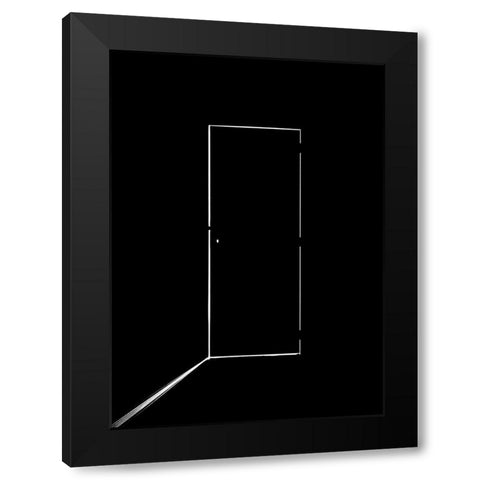 Hopefulness Black Modern Wood Framed Art Print with Double Matting by Huybrighs, Marc