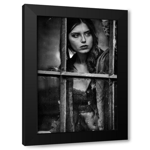 Awaiting.... Black Modern Wood Framed Art Print with Double Matting by Peter Muller Photography