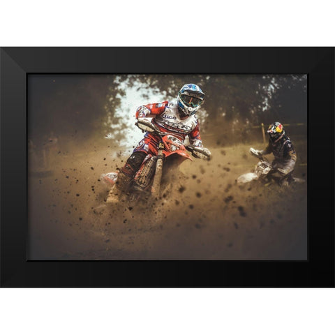 #87 Black Modern Wood Framed Art Print by Gonzalez, Carlos
