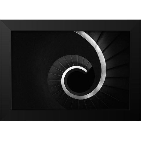 The Golden Age Black Modern Wood Framed Art Print by Correia, Rui