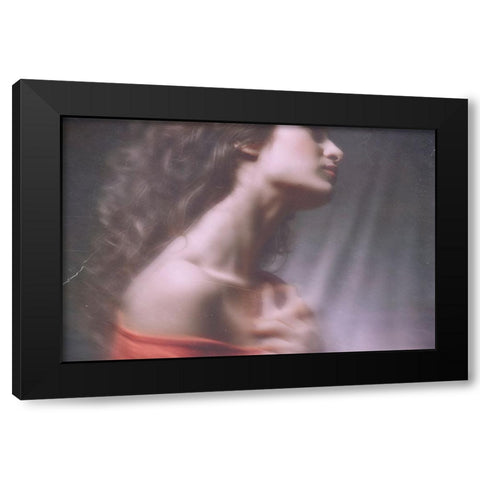 La Pensace Aimantac Black Modern Wood Framed Art Print by Renzulli, Antonella
