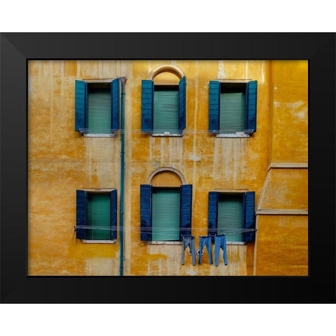 36956 Black Modern Wood Framed Art Print by Tarik Olmez, Mustafa