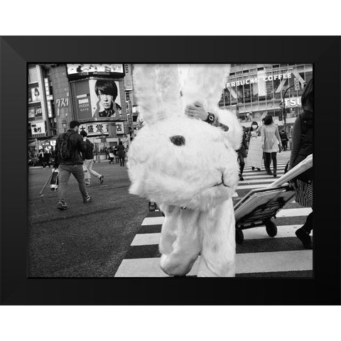 Untitled Black Modern Wood Framed Art Print by Suzuki, Tatsuo