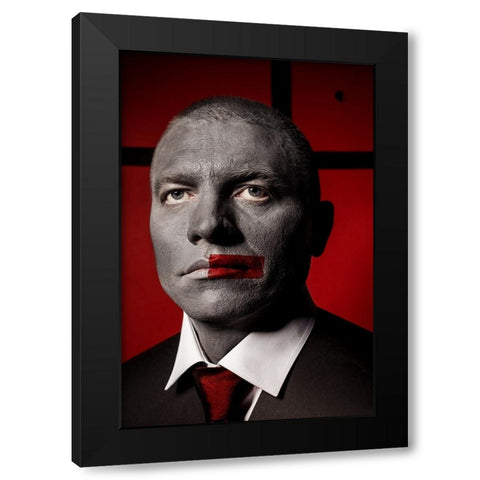 Untitled Black Modern Wood Framed Art Print by Smirnov, Sergei