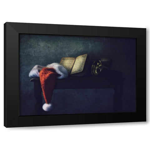 The Bell Black Modern Wood Framed Art Print with Double Matting by Devos, Delphine