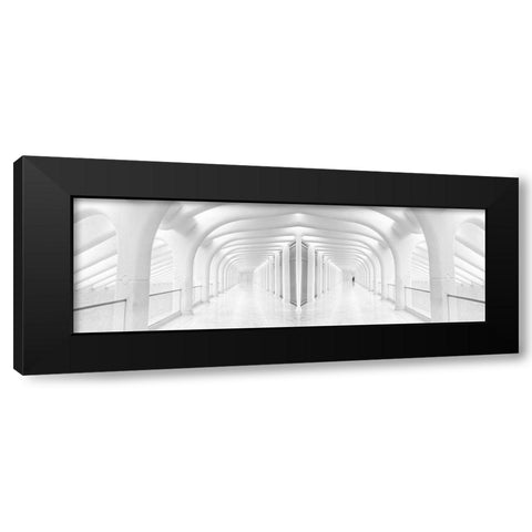 Rib Cage Black Modern Wood Framed Art Print by Eliash, Tomer