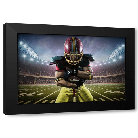 Danilo Black Modern Wood Framed Art Print with Double Matting by Nardone, Tyler