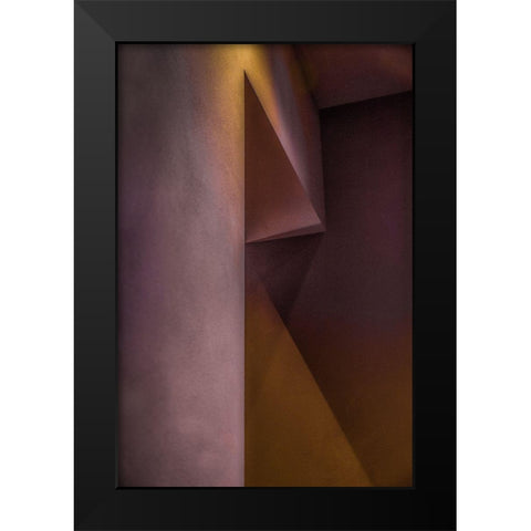 Untitled Black Modern Wood Framed Art Print by Schuster, Inge