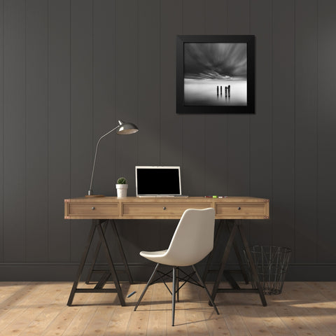 Time After Time Black Modern Wood Framed Art Print by Digalakis, George