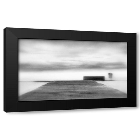 To The Skies From A Hillside Black Modern Wood Framed Art Print with Double Matting by Abrantes, Paulo