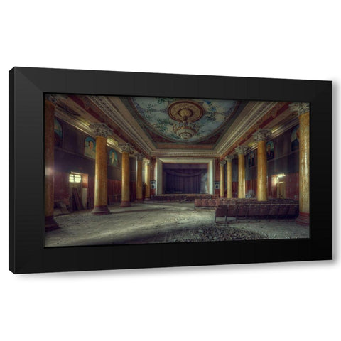 Lost Memories Black Modern Wood Framed Art Print with Double Matting by Shainidze, Roland