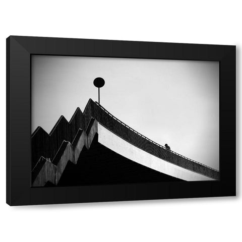 Untitled Black Modern Wood Framed Art Print with Double Matting by Niemiec, Anna