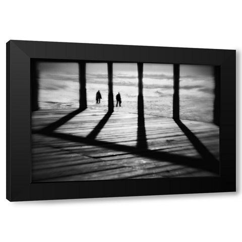 The Add Dimension Black Modern Wood Framed Art Print with Double Matting by Abrantes, Paulo