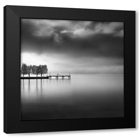 After The Storm Black Modern Wood Framed Art Print by Digalakis, George