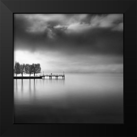 After The Storm Black Modern Wood Framed Art Print by Digalakis, George