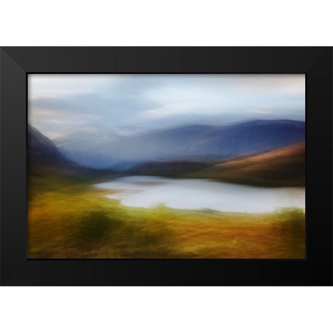 Autumn In Jotunheimen Norway Black Modern Wood Framed Art Print by Davidsson, Gustav
