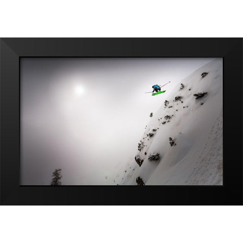 Freedom Black Modern Wood Framed Art Print by Bertoncelj, Sandi