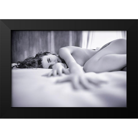 The Neurons.... Black Modern Wood Framed Art Print by Micheli, Fabrizio