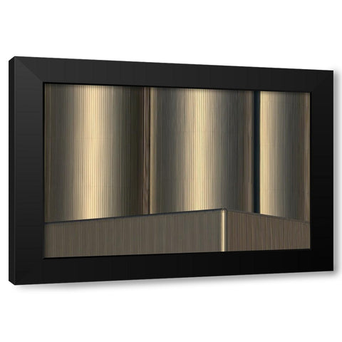 Tanks Black Modern Wood Framed Art Print with Double Matting by Hawerkamp, Hans-Wolfgang