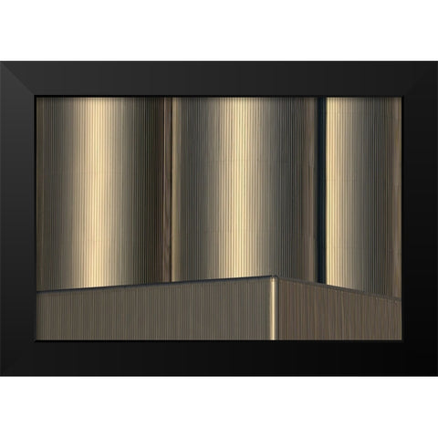 Tanks Black Modern Wood Framed Art Print by Hawerkamp, Hans-Wolfgang