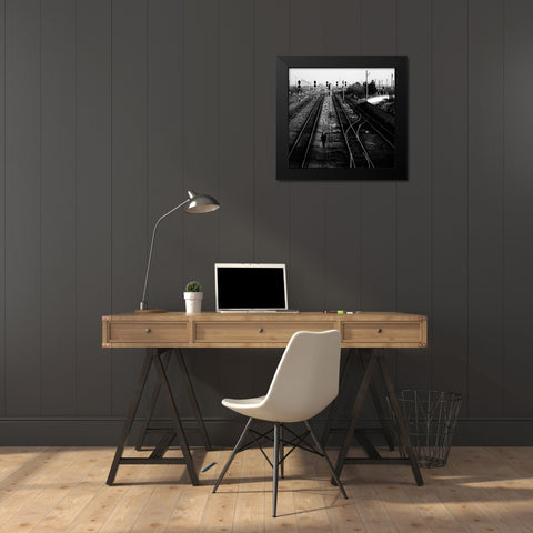 Failure Black Modern Wood Framed Art Print by Oncete, Julien