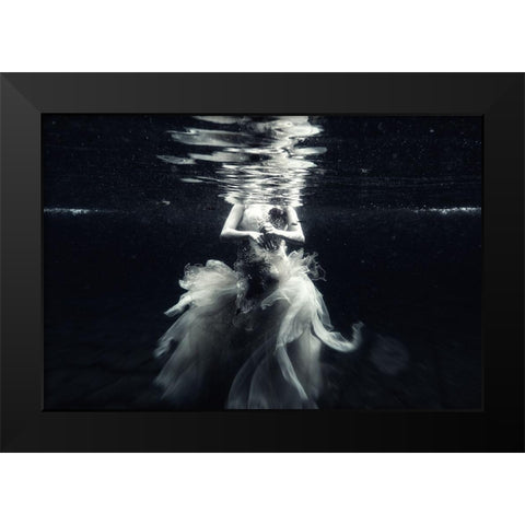 Hagia... Black Modern Wood Framed Art Print by Afandi, Yusuf