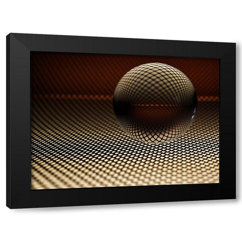 Midnight Black Modern Wood Framed Art Print by Westum, Heidi