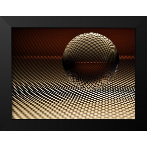 Midnight Black Modern Wood Framed Art Print by Westum, Heidi