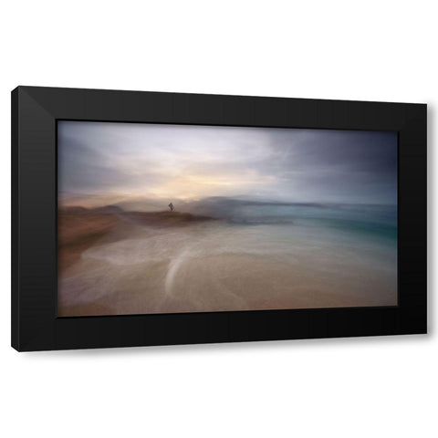 The Photographer Of Nowhere Black Modern Wood Framed Art Print with Double Matting by Pascual Buye, Santiago