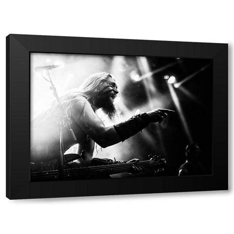 Heres Looking At You Kid Black Modern Wood Framed Art Print by Samuelsson, Anders