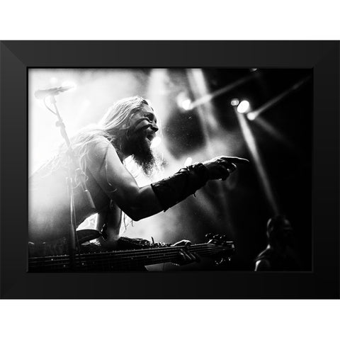 Heres Looking At You Kid Black Modern Wood Framed Art Print by Samuelsson, Anders