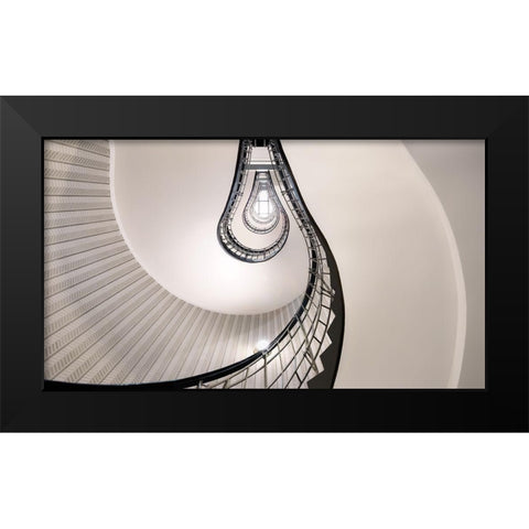 Tribute To Thomas Alva Edison Black Modern Wood Framed Art Print by M. Garcia, Jesus