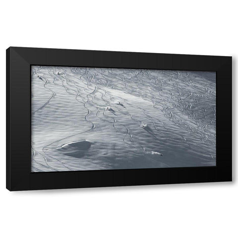 Powland Black Modern Wood Framed Art Print by Trevillot, Benjamin