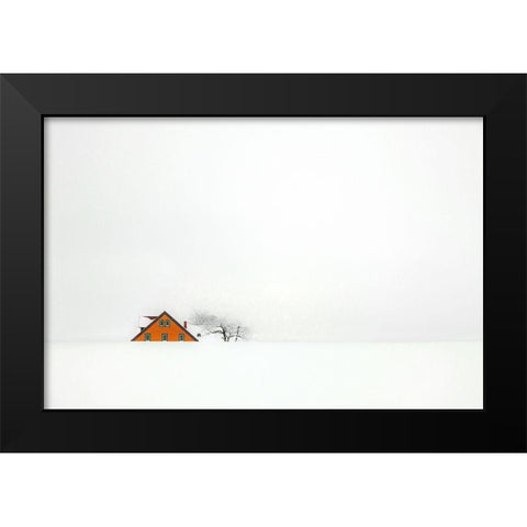 Q Snowbound Q Black Modern Wood Framed Art Print by Endermann, Rolf