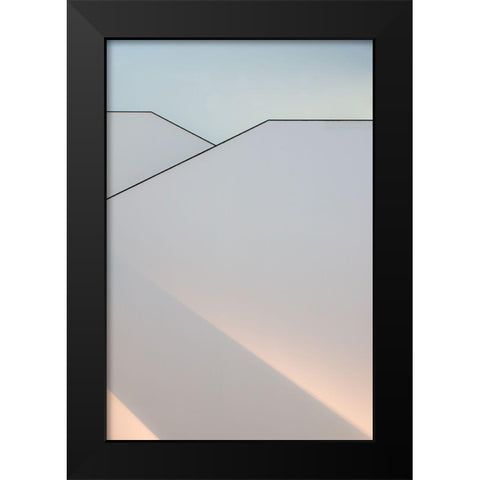 The Play Of Light. Black Modern Wood Framed Art Print by Van Son, Greetje